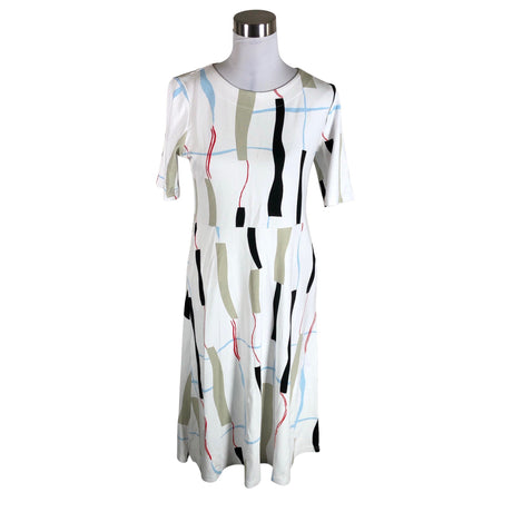 Unisex Nanso - Trikotaažist kleit, suurus 38 - Valge ()