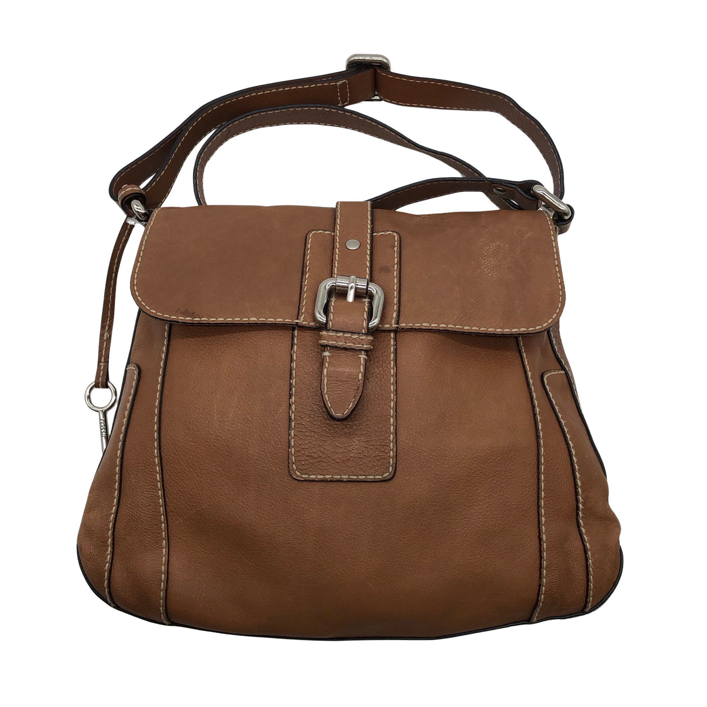 Unisex Fossil - Õlakott, suurus Midi - Pruun (1)