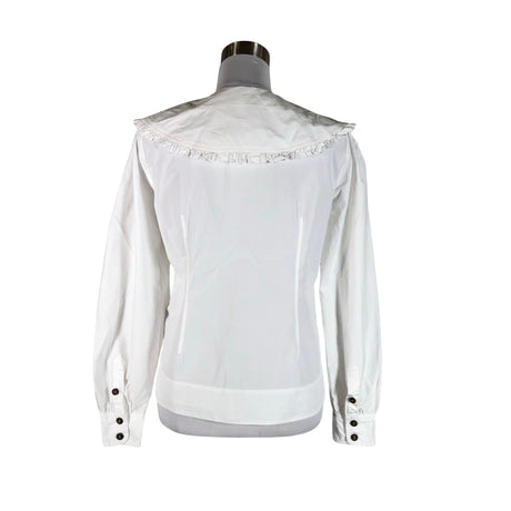 Unisex Ganni - Pluus, suurus 38 - Valge (2)