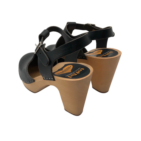 Unisex Swedish Hasbeens - Kontsaga rihmikud, suurus 38 - Must (2)