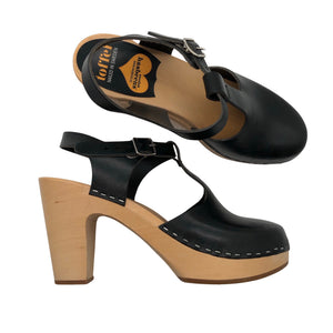Unisex Swedish Hasbeens - Kontsaga rihmikud, suurus 38 - Must (1)