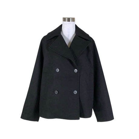 Unisex Selected - Villane mantel, suurus 40 - Must ()