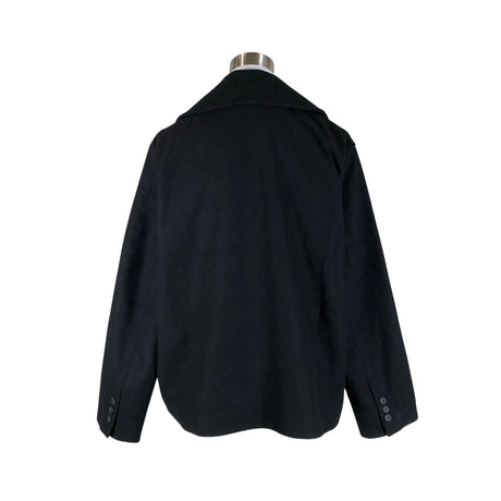 Unisex Selected - Villane mantel, suurus 40 - Must (2)