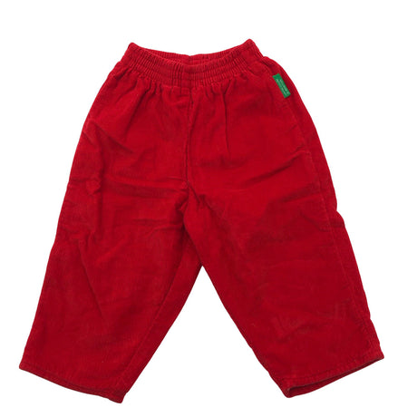 Unisex Benetton - Sametpüksid, suurus 68 - 74 - Punane ()