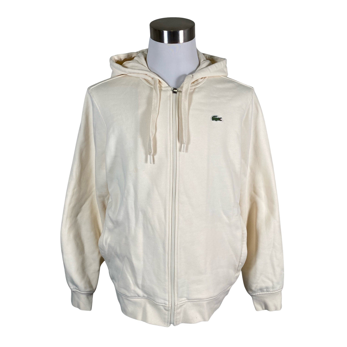 Unisex Lacoste - Dressipluus, suurus XL - Looduslik valge (1)