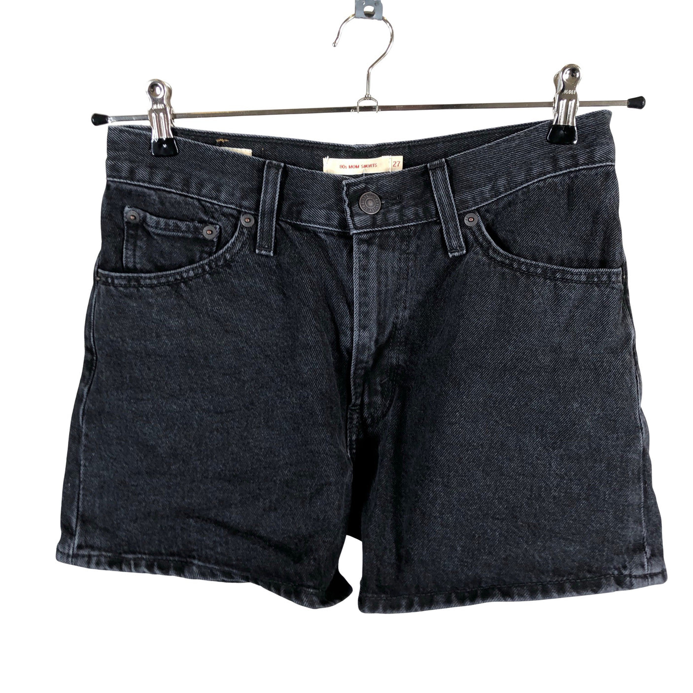 Unisex Levi's - Teksast lühikesed püksid, suurus W27 - Must (1)
