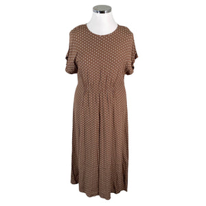 Unisex Nanso - Õhuke kleit, suurus 42 - Pruun (1)