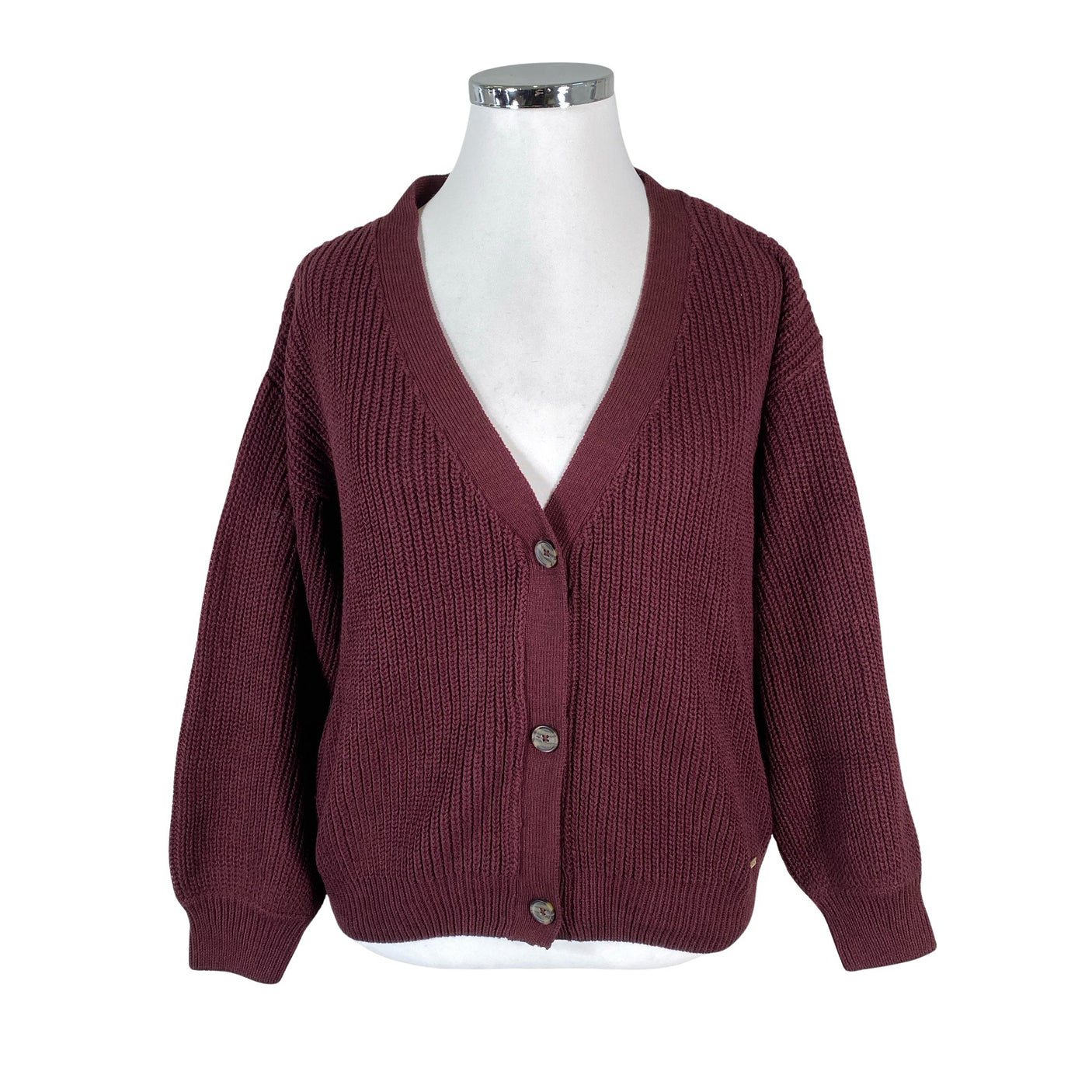 Unisex U.S. Polo Assn. - Kardigan, suurus 42 - Veinipunane (1)