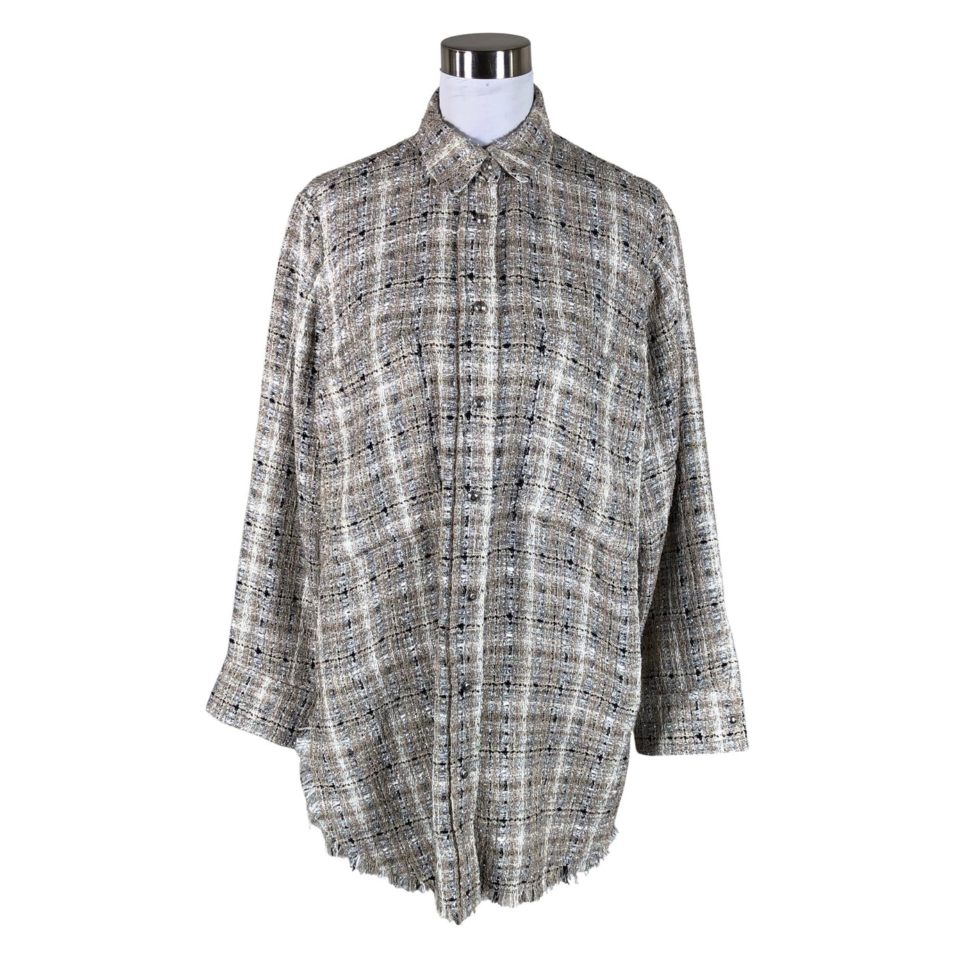 Unisex IRO - Flanellsärk, suurus 36 - Beige (1)
