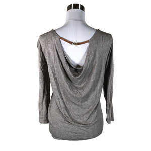 Unisex Massimo Dutti - Trikotaažist pluus, suurus 36 - Hall (2)