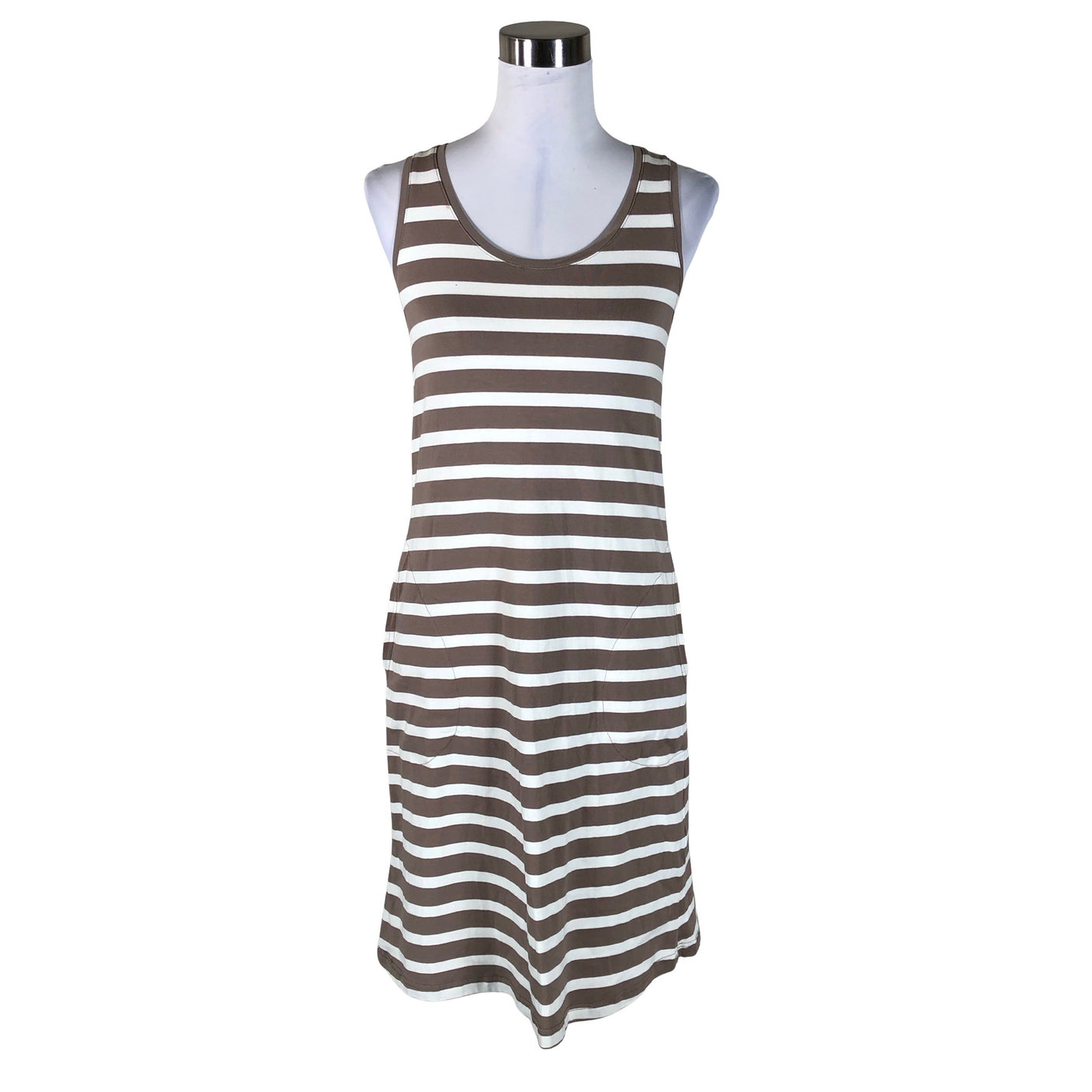 Unisex Nanso - Trikotaažist kleit, suurus 34 - Pruun (1)
