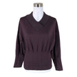 Unisex Roman - Trikotaažist pluus, suurus 38 - Veinipunane ()