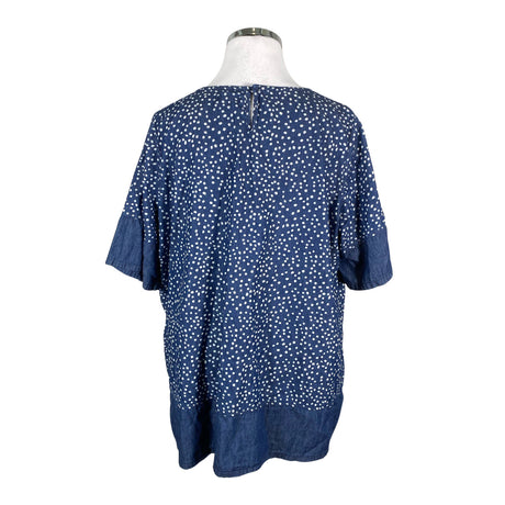 Unisex Simply Be. - Lühikeste käistega pluus, suurus 48 - Sinine (2)