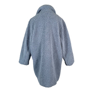 Unisex Next - Kunstkarusnahast mantel, suurus 50 - Helesinine (2)