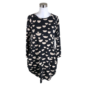 Unisex Papu - Trikotaažist kleit, suurus 38 - Must (1)