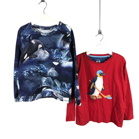 Unisex Pop & Co Helsinki - Trikotaažist pluus, suurus 134 - 140 - Sinine ()