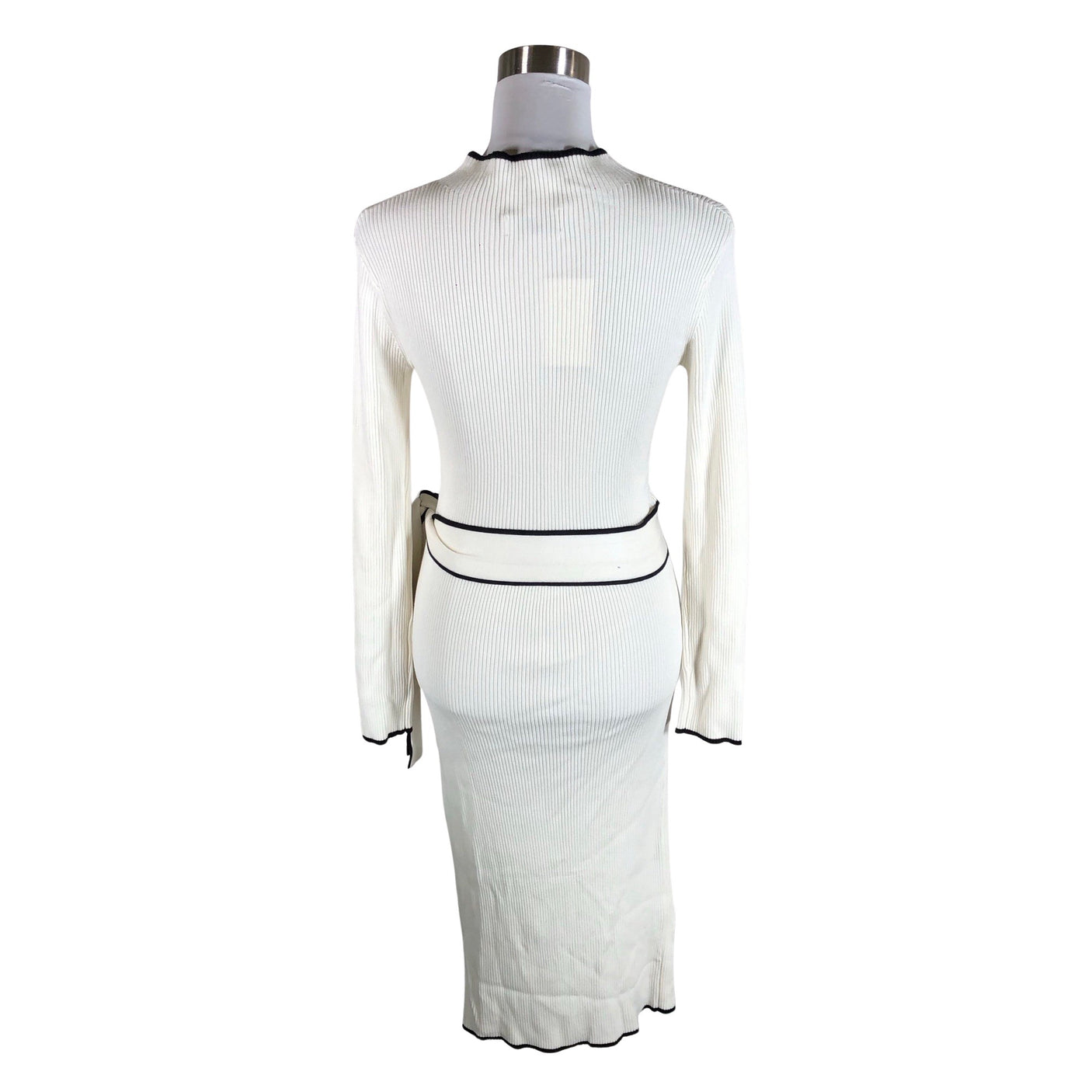 Unisex Anna Field - Kootud kleit, suurus 38 - Valge (2)