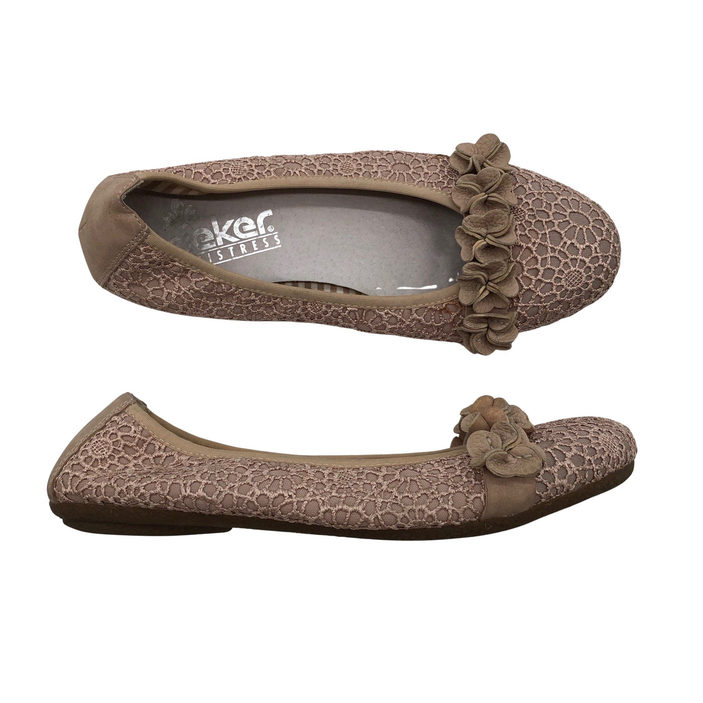 Unisex Rieker - Baleriinad, suurus 39 - Heleroosa (1)