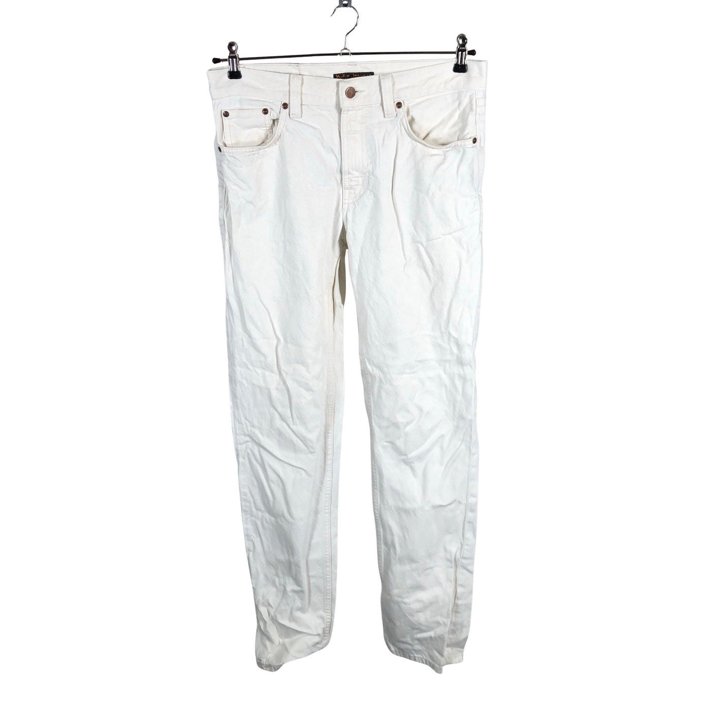 Unisex Nudie Jeans - Teksad, suurus W31 - Looduslik valge (1)
