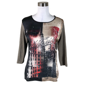 Unisex Barbara Lebek - Trikotaažist pluus, suurus 40 - Must (1)