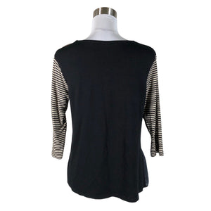 Unisex Barbara Lebek - Trikotaažist pluus, suurus 40 - Must (2)