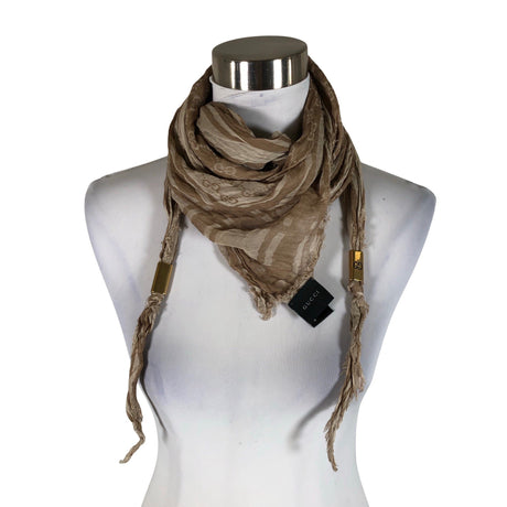 Unisex Gucci - Õhuke sall, suurus Midi - Beige ()