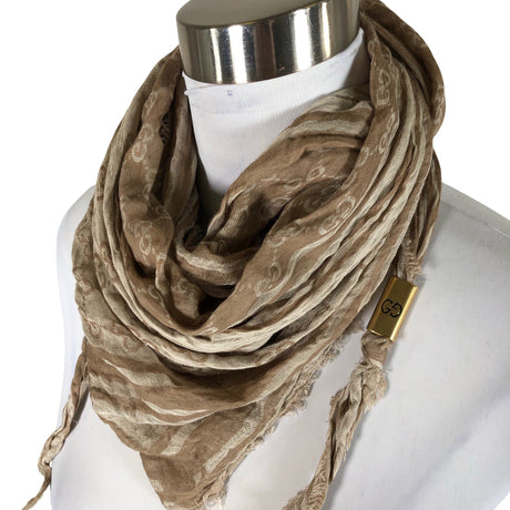 Unisex Gucci - Õhuke sall, suurus Midi - Beige (2)