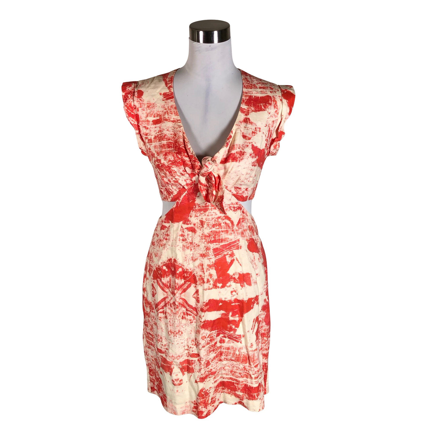 Unisex French Connection - Mitteveniv kleit, suurus 38 - Oranž (1)