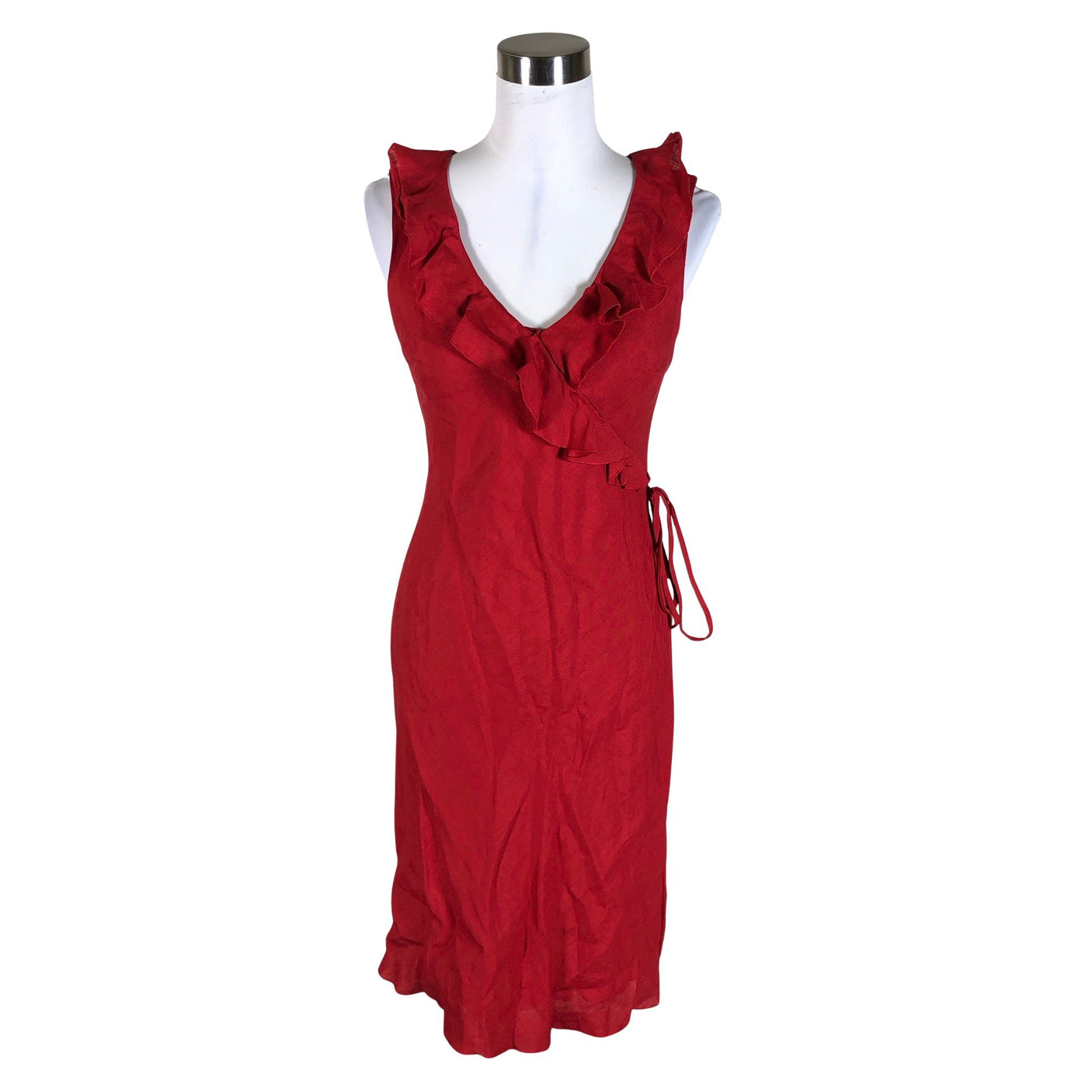 Unisex Andiata - Mitteveniv kleit, suurus 36 - Punane (1)
