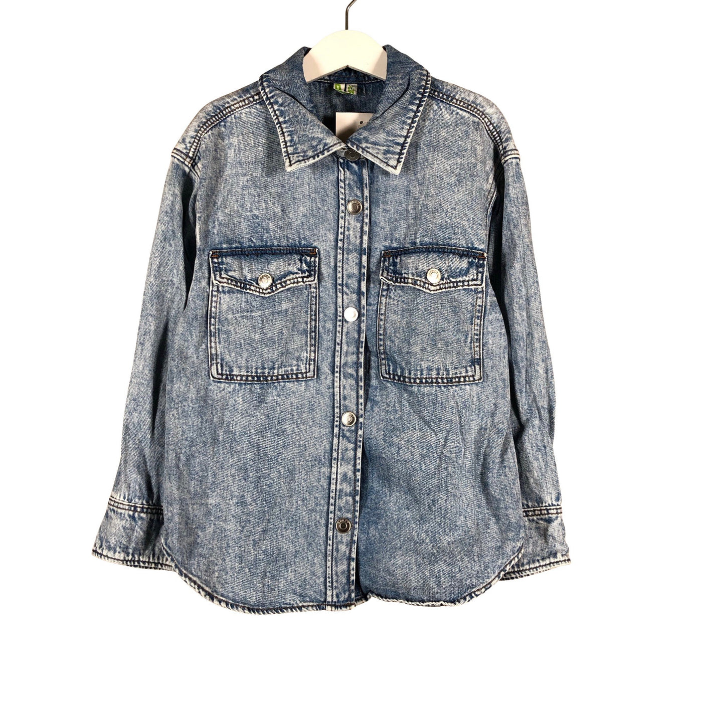 Unisex Arket - Teksasärk, suurus 122 - 128 - Helesinine (1)