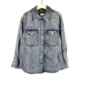 Unisex Arket - Teksasärk, suurus 122 - 128 - Helesinine (1)