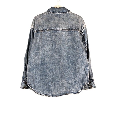 Unisex Arket - Teksasärk, suurus 122 - 128 - Helesinine (2)
