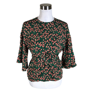 Unisex Marimekko - Lühikeste käistega pluus, suurus 36 - Must (1)