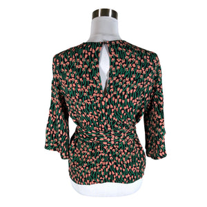 Unisex Marimekko - Lühikeste käistega pluus, suurus 36 - Must (2)