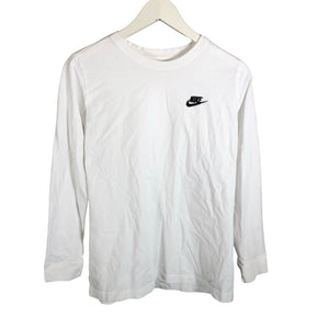 Unisex Nike - Trikotaažist pluus, suurus 158 - 164 - Valge (1)
