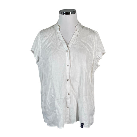 Unisex Pelle P - Lühikeste käistega pluus, suurus 42 - Valge ()