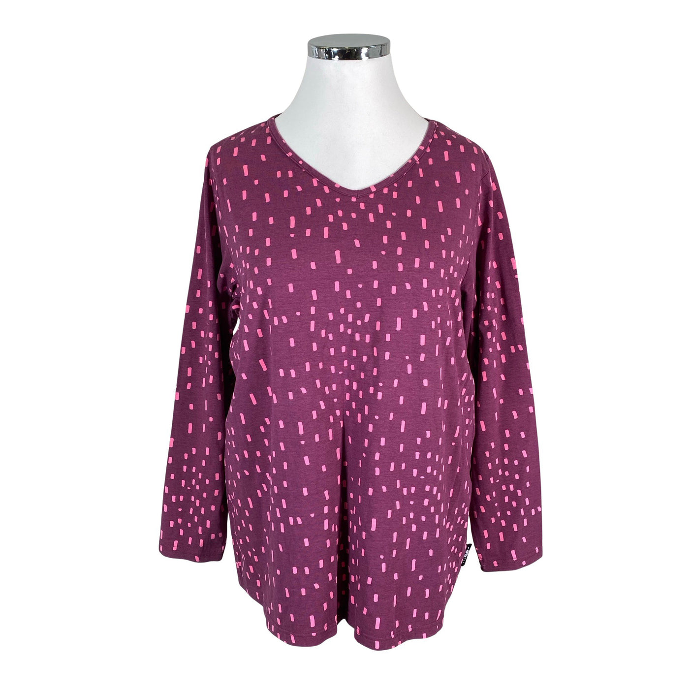 Unisex PaaPii - Trikotaažist pluus, suurus 46 - Veinipunane (1)