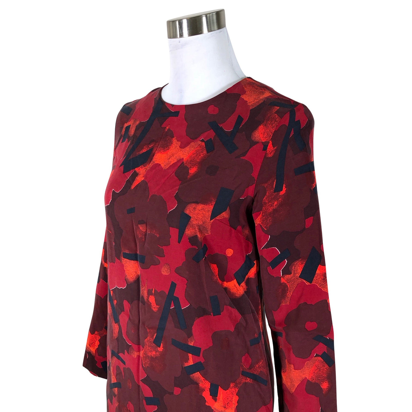 Unisex Marimekko - Õhuke kleit, suurus 34 - Veinipunane (3)