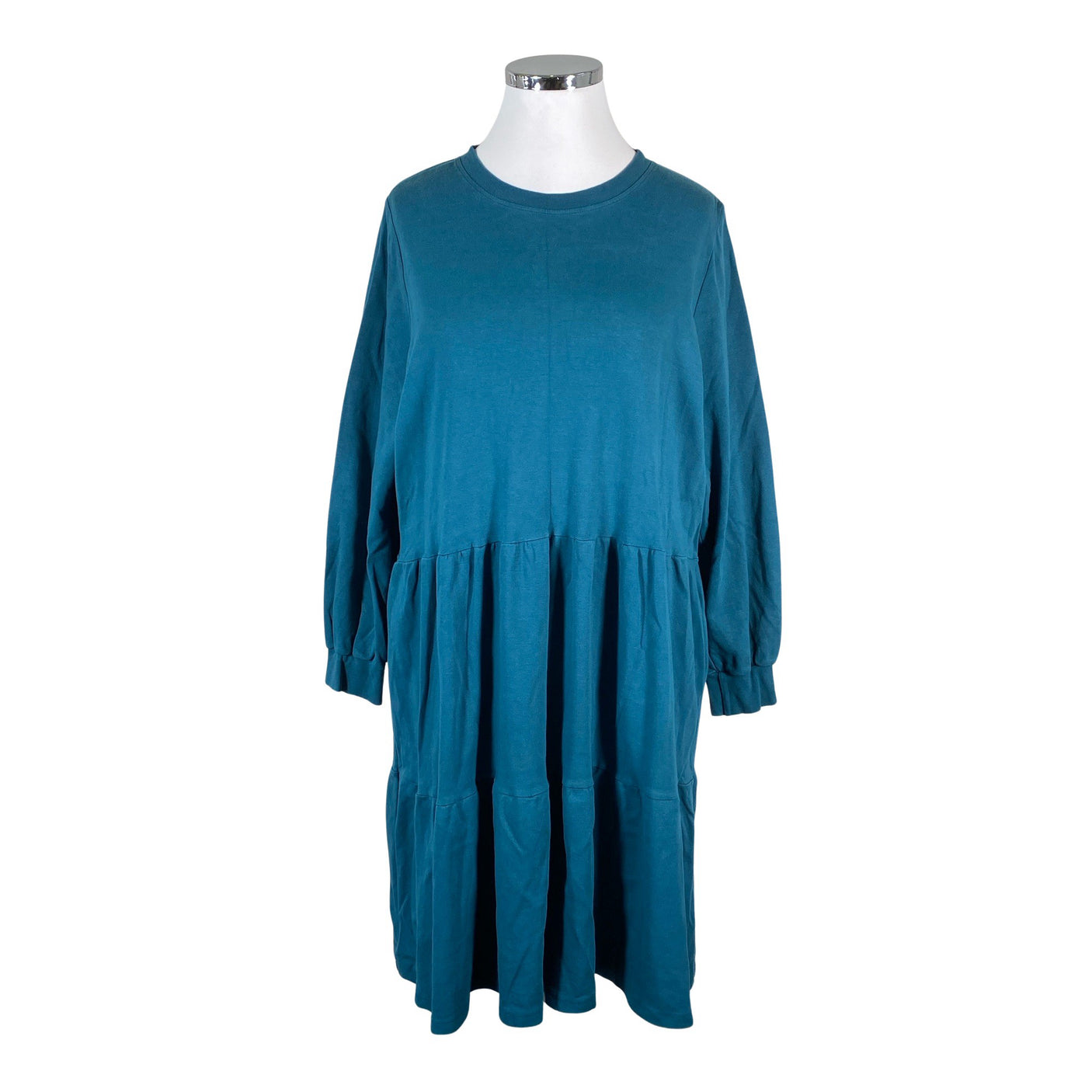 Unisex Toive - Trikotaažist kleit, suurus 42 - Sinine (1)