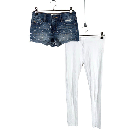 Unisex Abercrombie&Fitch - Teksast lühikesed püksid, suurus 146 - 152 - Sinine ()