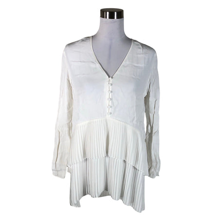 Unisex Massimo Dutti - Õhuke tuunika, suurus 38 - Valge ()