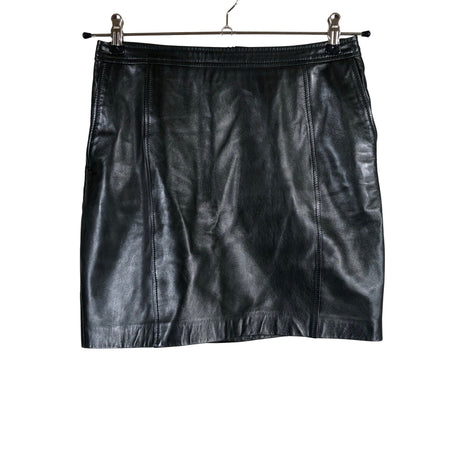 Unisex Massimo Dutti - Nahkseelik, suurus 38 - Must ()