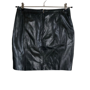 Unisex Massimo Dutti - Nahkseelik, suurus 38 - Must (2)