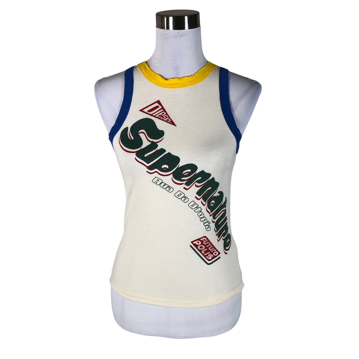 Unisex Diesel - Trikotaažist topp, suurus 38 - Beige (1)