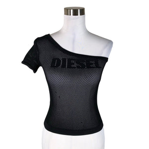 Unisex Diesel - T-särk, suurus 34 - Must (1)