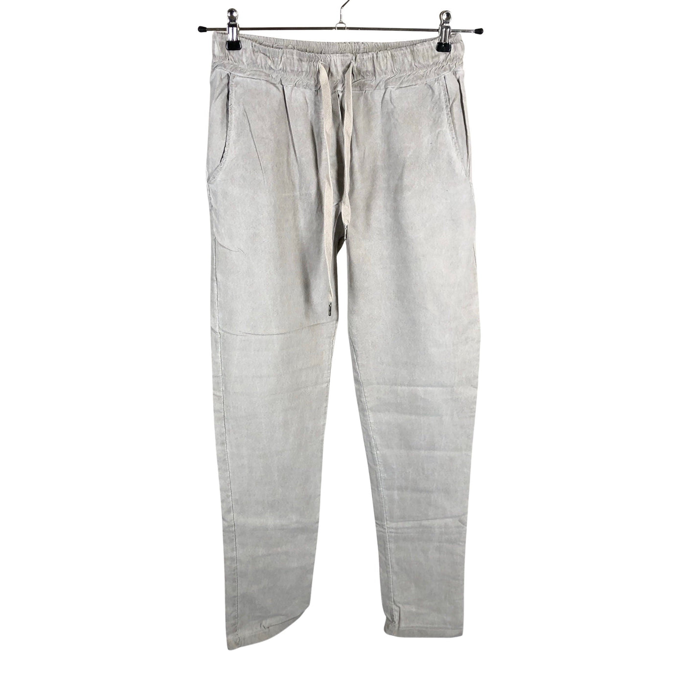 Unisex New Collection - Mittevenivad püksid, suurus 38 - Hall (1)