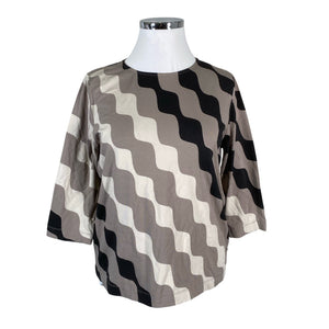 Unisex Marimekko - Trikotaažist pluus, suurus 42 - Hall (1)