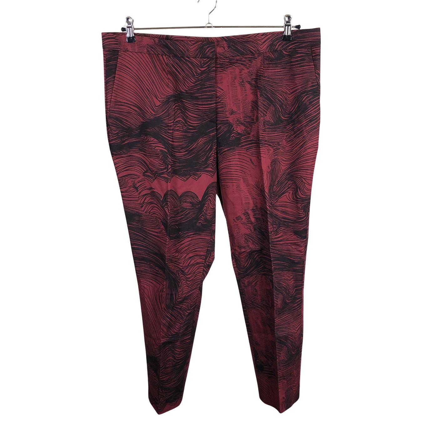 Unisex Marimekko - Viigipüksid, suurus 46 - Veinipunane (1)
