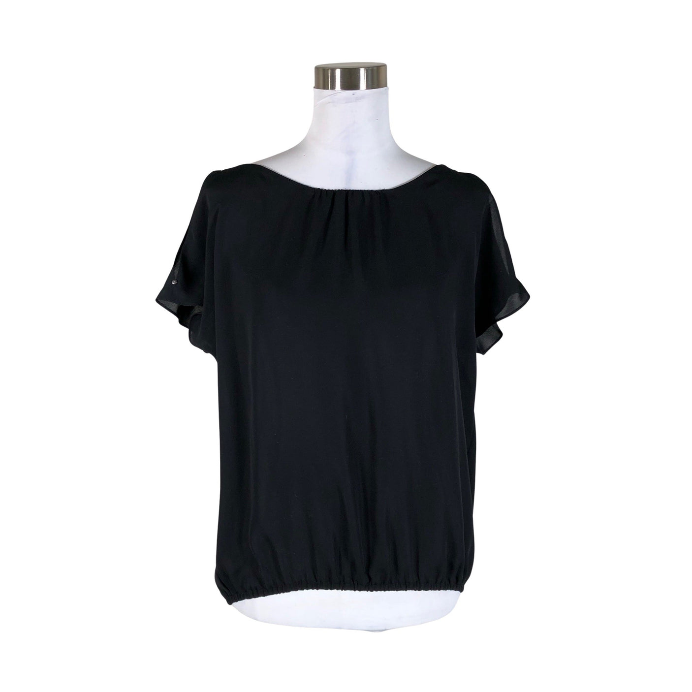 Unisex Calvin Klein - Lühikeste käistega pluus, suurus 36 - Must (1)
