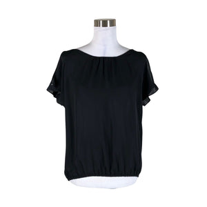 Unisex Calvin Klein - Lühikeste käistega pluus, suurus 36 - Must (1)
